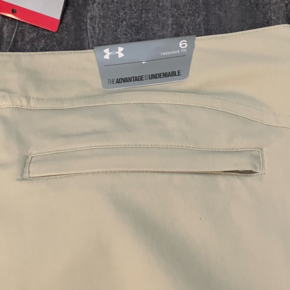 Under Armour relaxed fit khaki golf capris - Picture 6 of 10